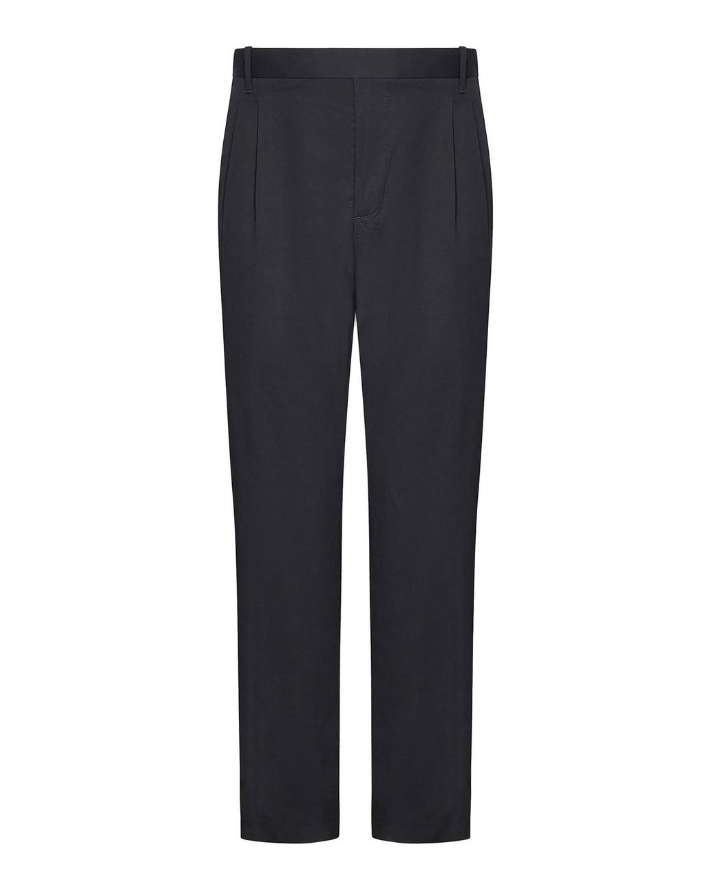 Franzese Collection Blue Pleat Trousers for men