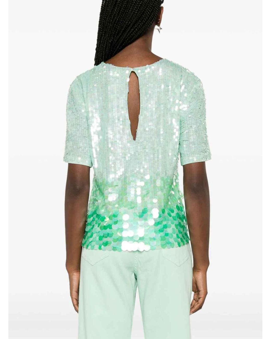 P.A.R.O.S.H. Green Blouse