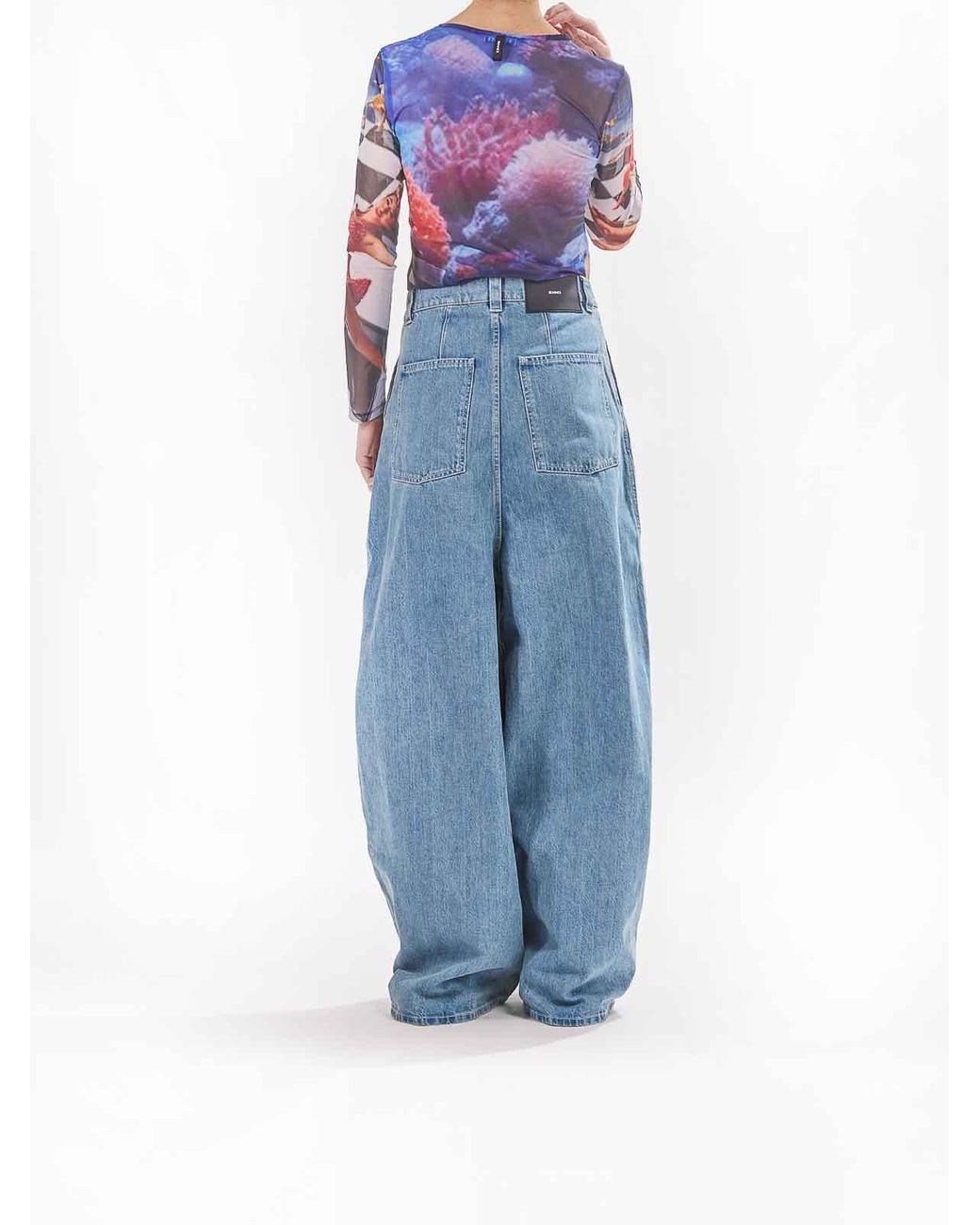 Sunnei Blue Extra Over Pants