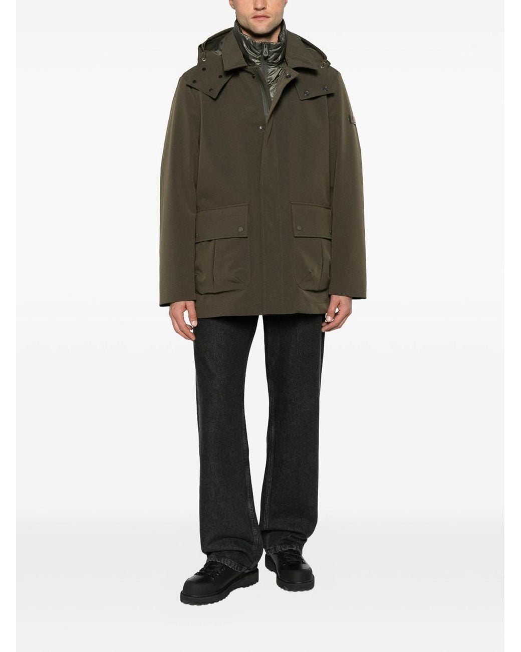 Peuterey Green Parka for men