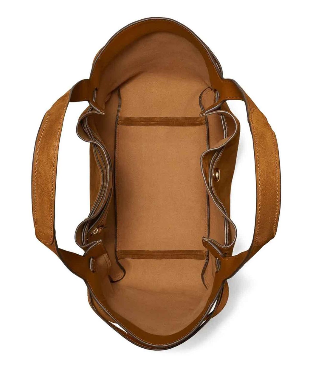 Tory Burch Brown Romy Suede Shopping Bag