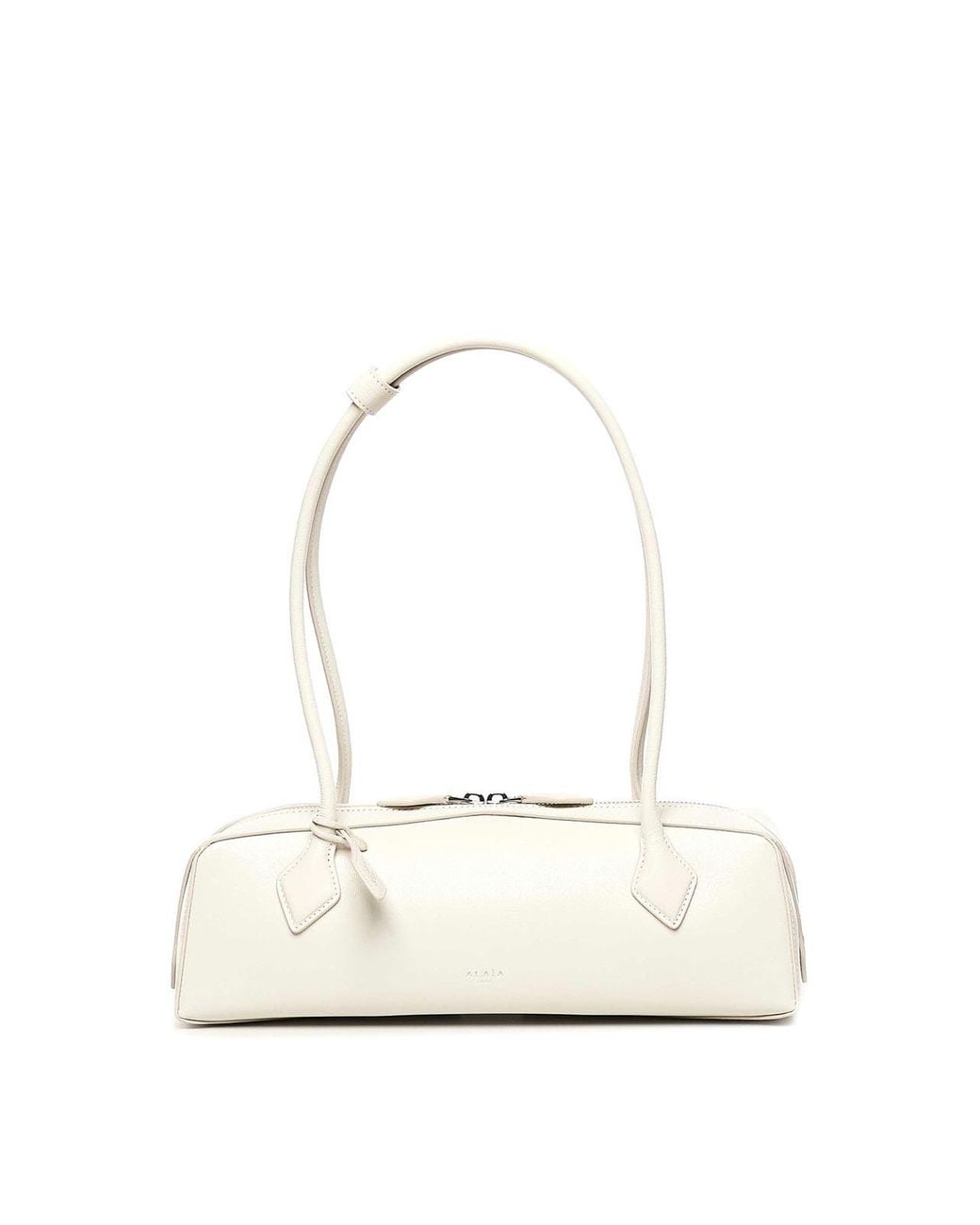Alaïa White Le Teckel Medium Bag