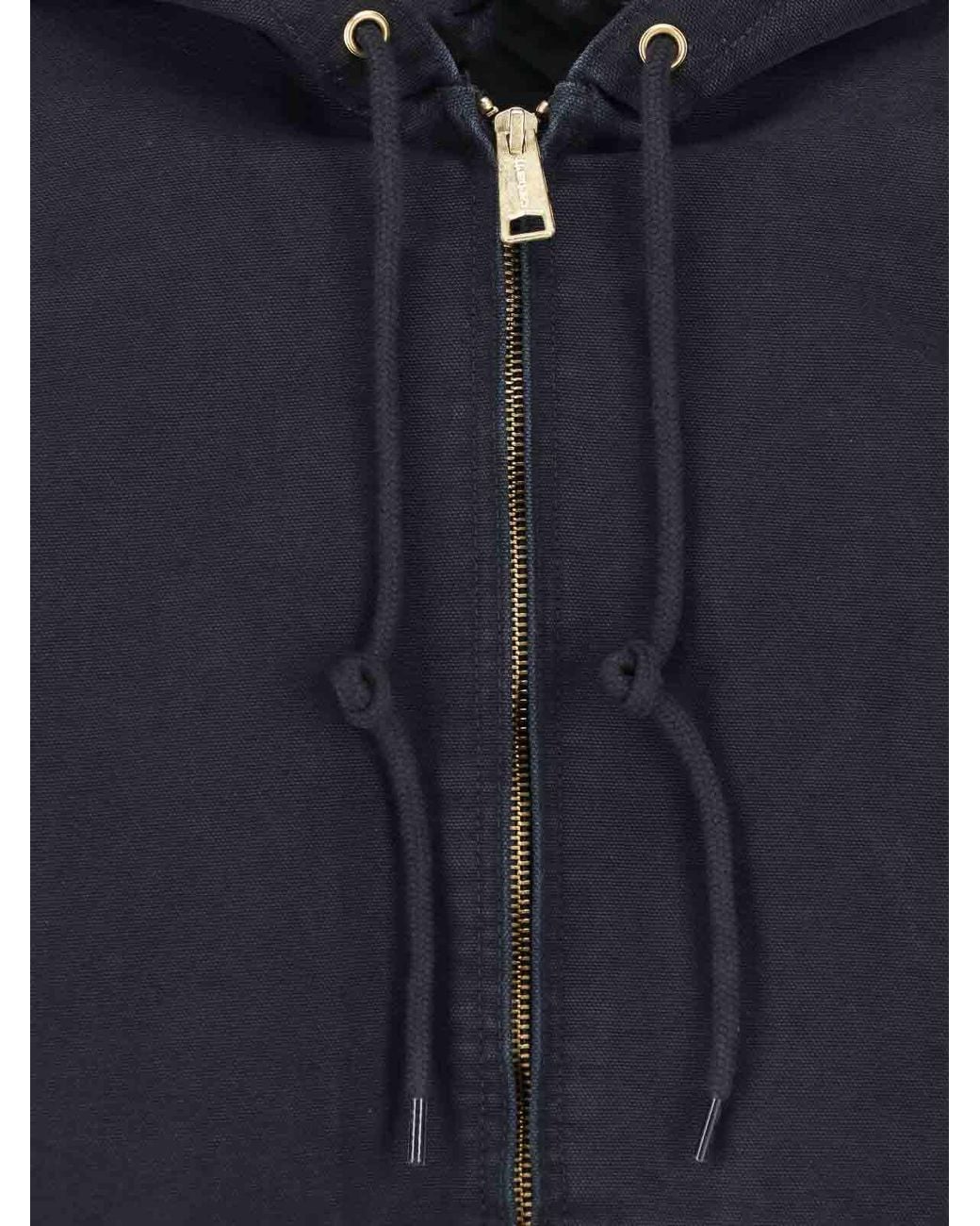 Carhartt Blue Hooded Jacket for men