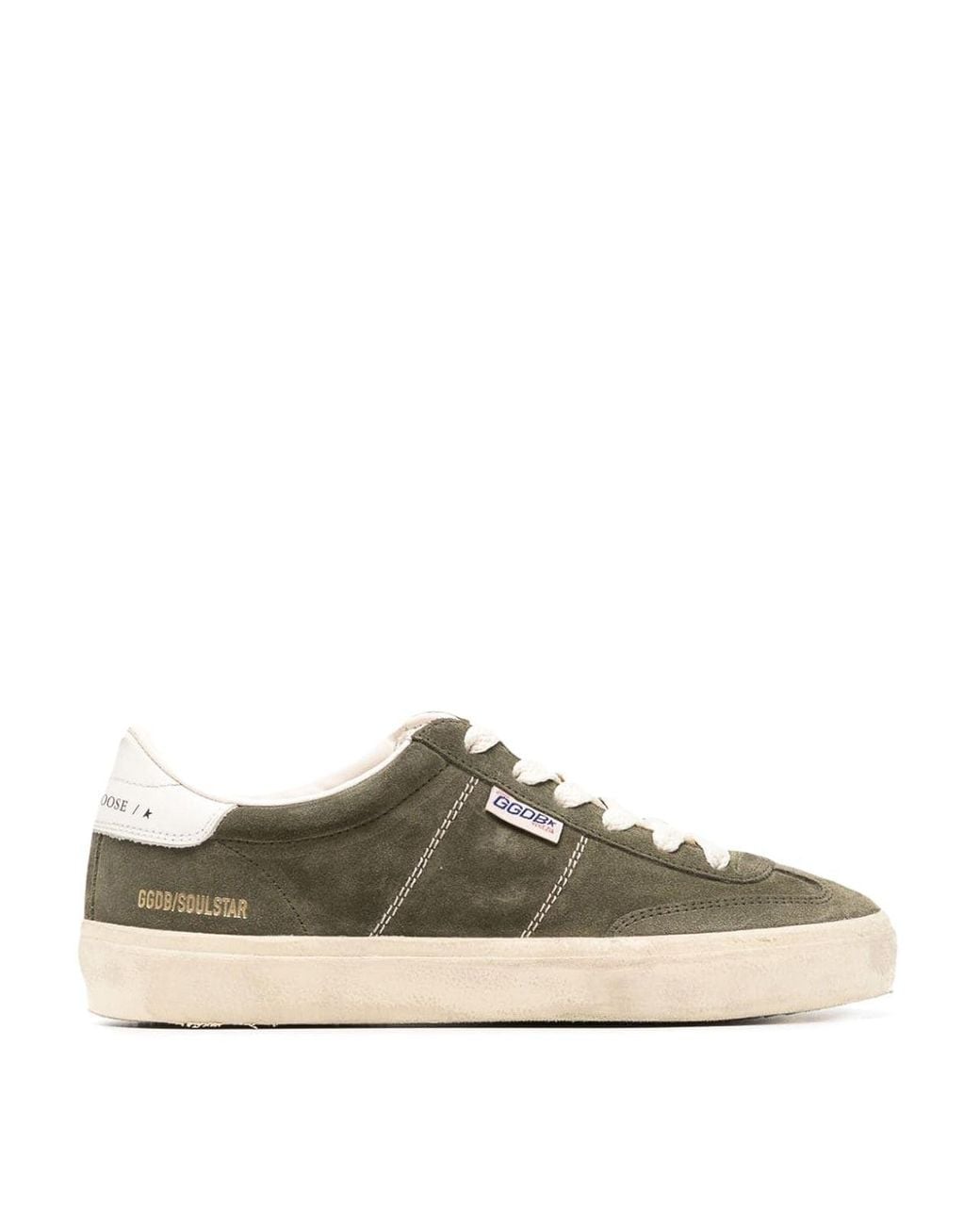 Golden Goose Deluxe Brand Green Soul Star Suede Sneakers