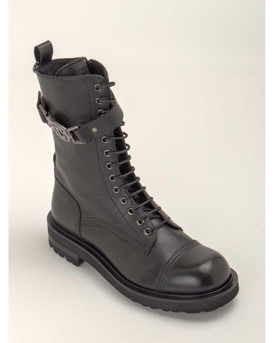 Roberto Cavalli Black Ankle Boots for men