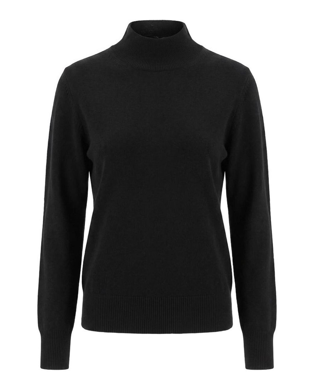 Pinko Black Wool Nizza Turtleneck Sweater