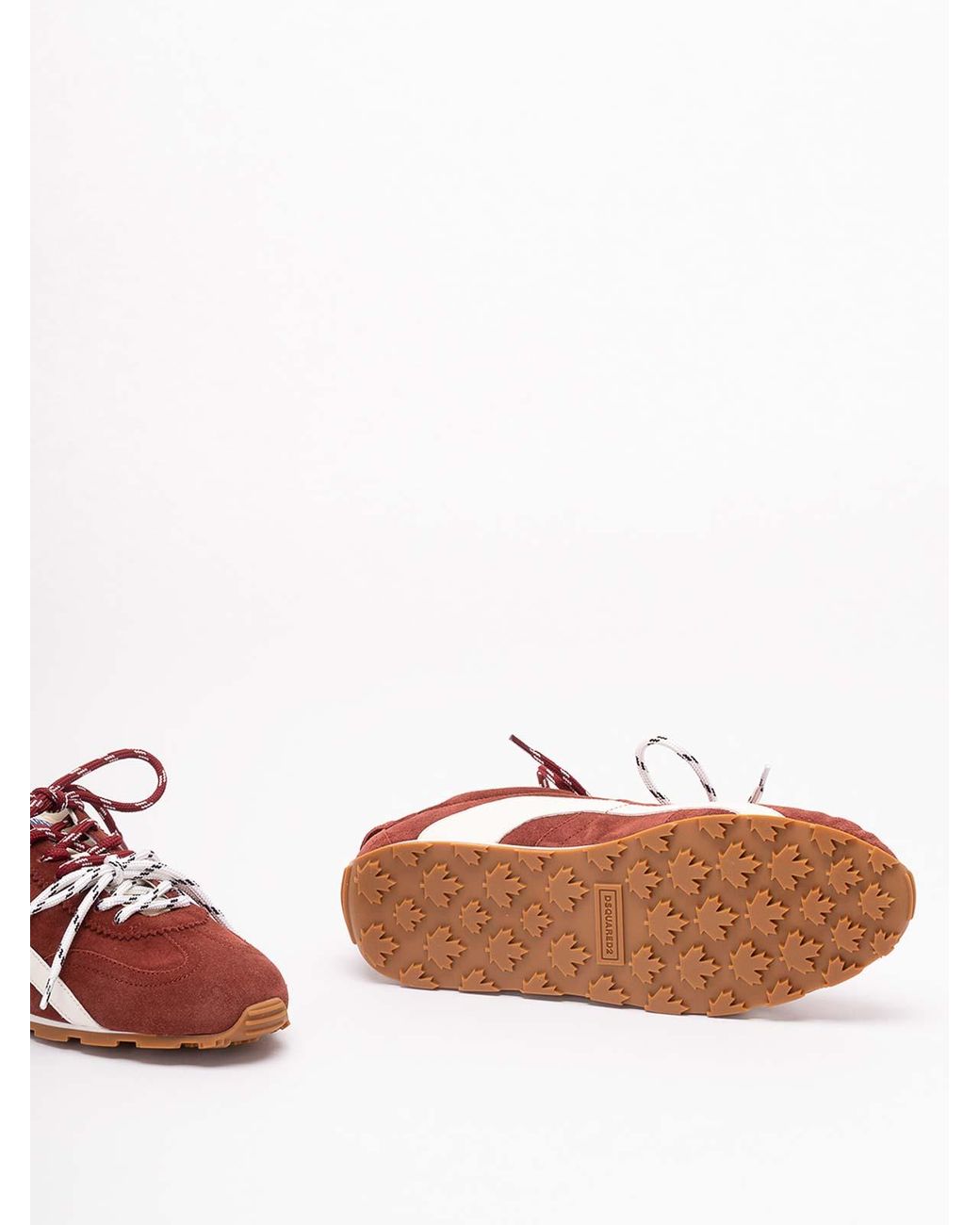 DSquared² Red Suede Sneakers for men