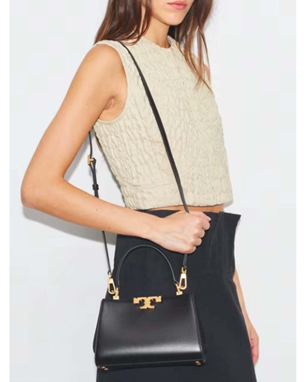 Tory Burch Black Leather Bag