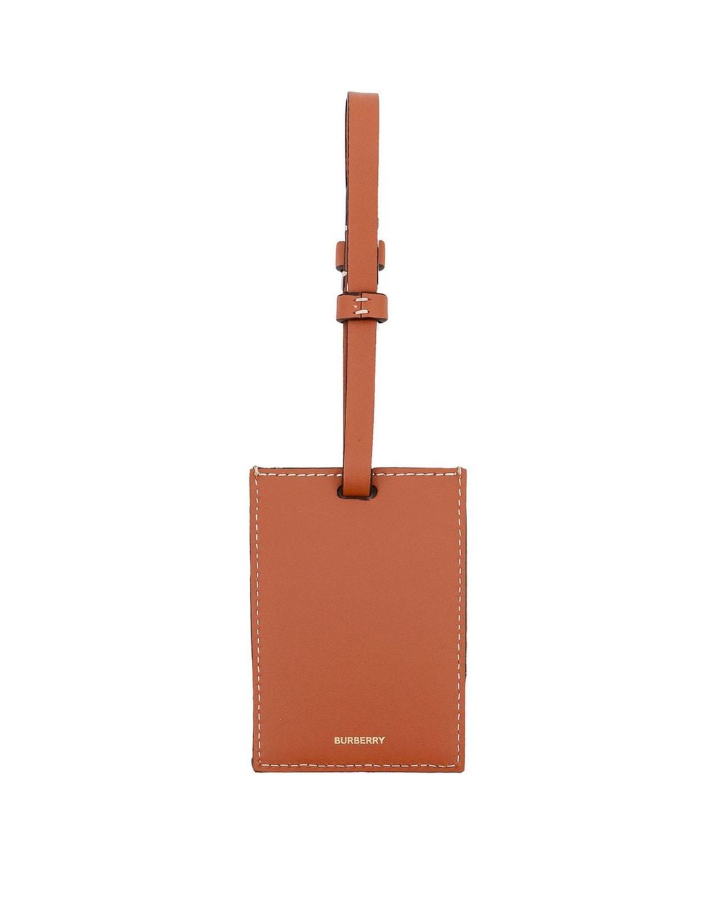 Burberry White Coated Canvas Tag