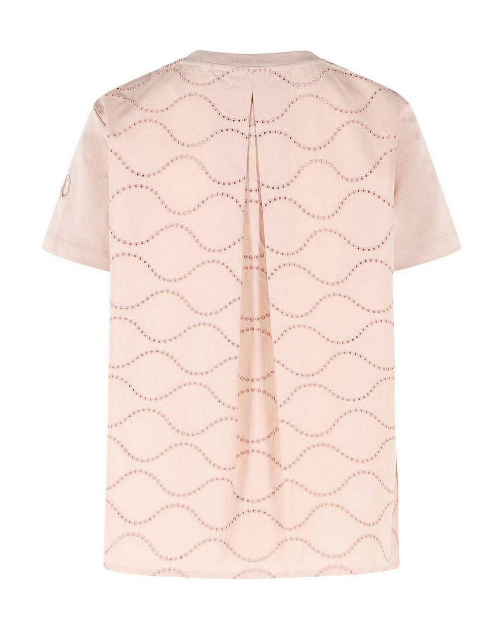 Moncler Pink Cotton T-Shirt