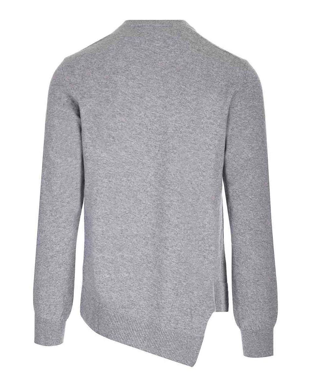 Suéter Cuello Redondo Comme des Garçons de hombre de color Gray