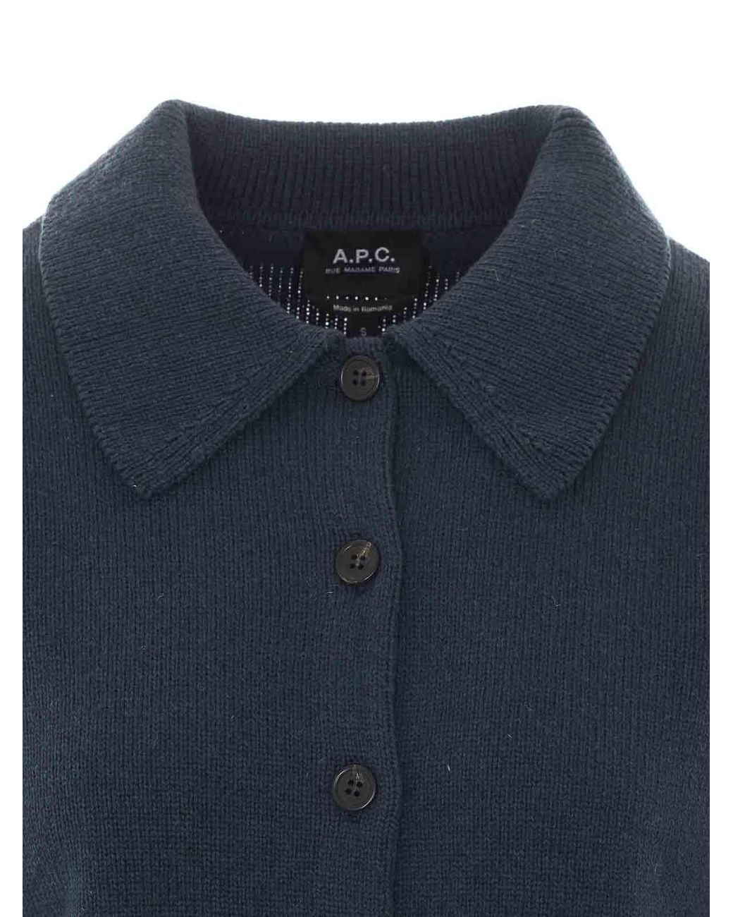 A.P.C. Blue Marie Cardigan