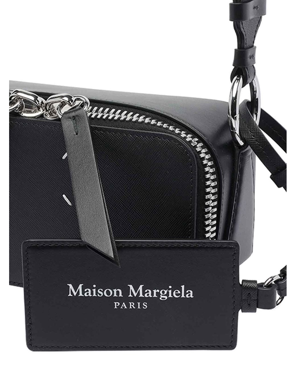 Maison Margiela Black Logo Crossbody Bag