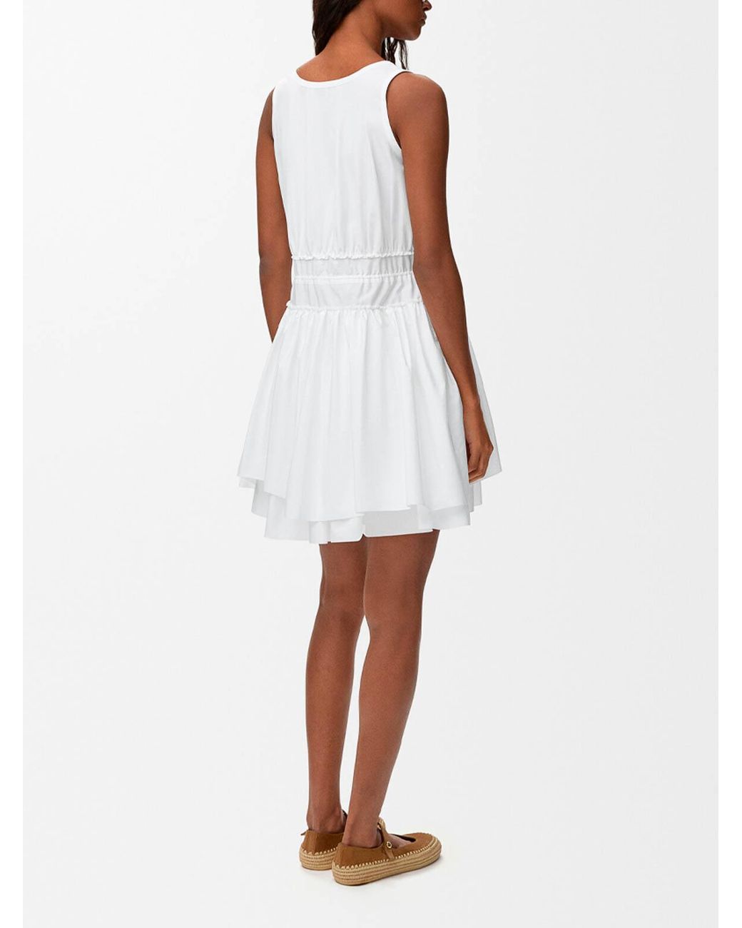 Jupe Midi Loewe en coloris White