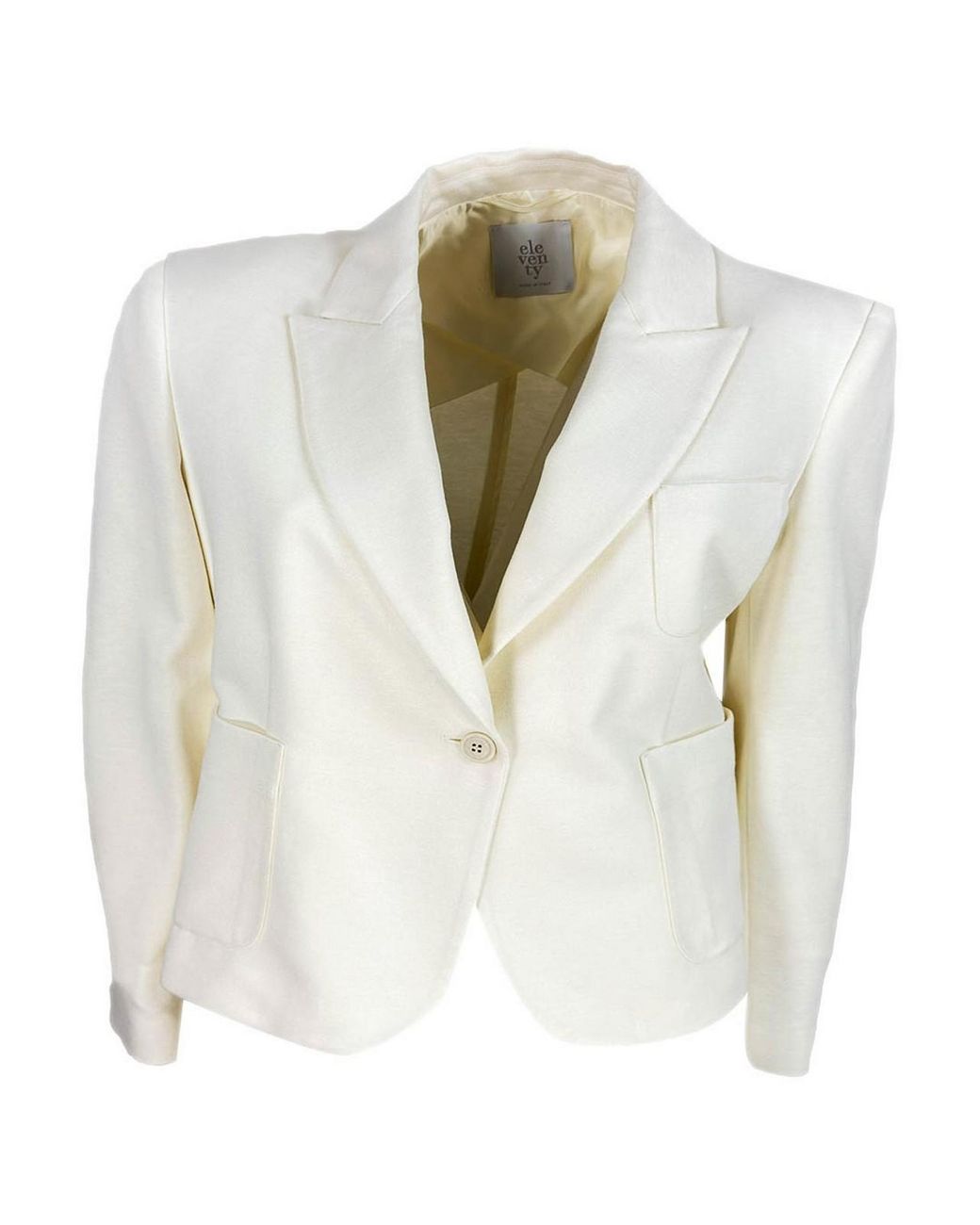 Eleventy White Jackets 54Co 40Vi 6Pa