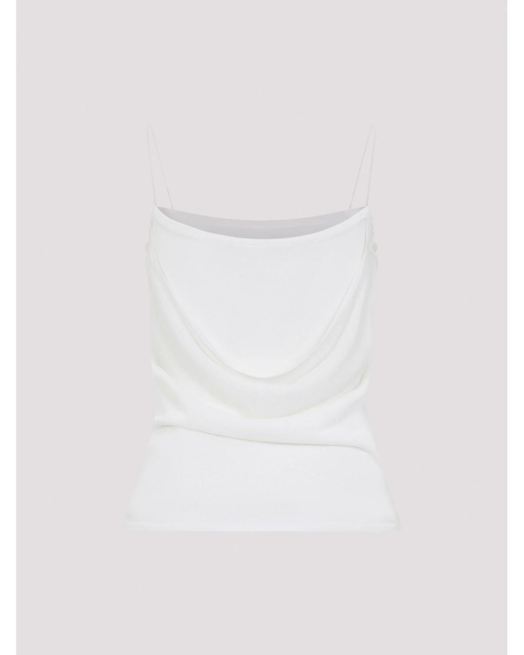 Jacquemus White The Plumetis Top
