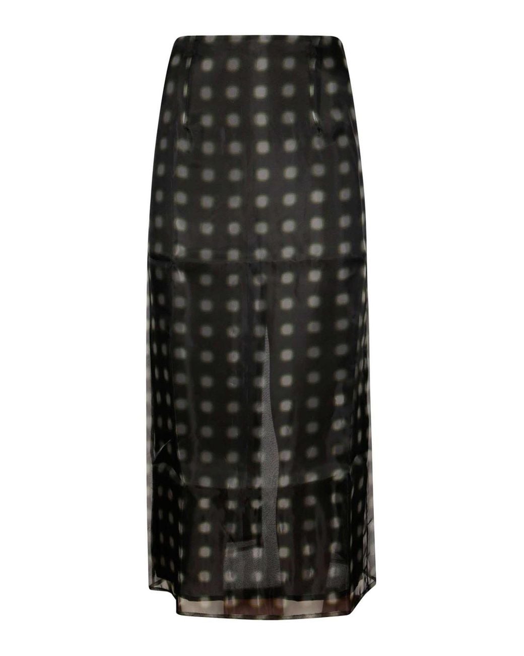 16Arlington Black Dia Printed Midi Skirt