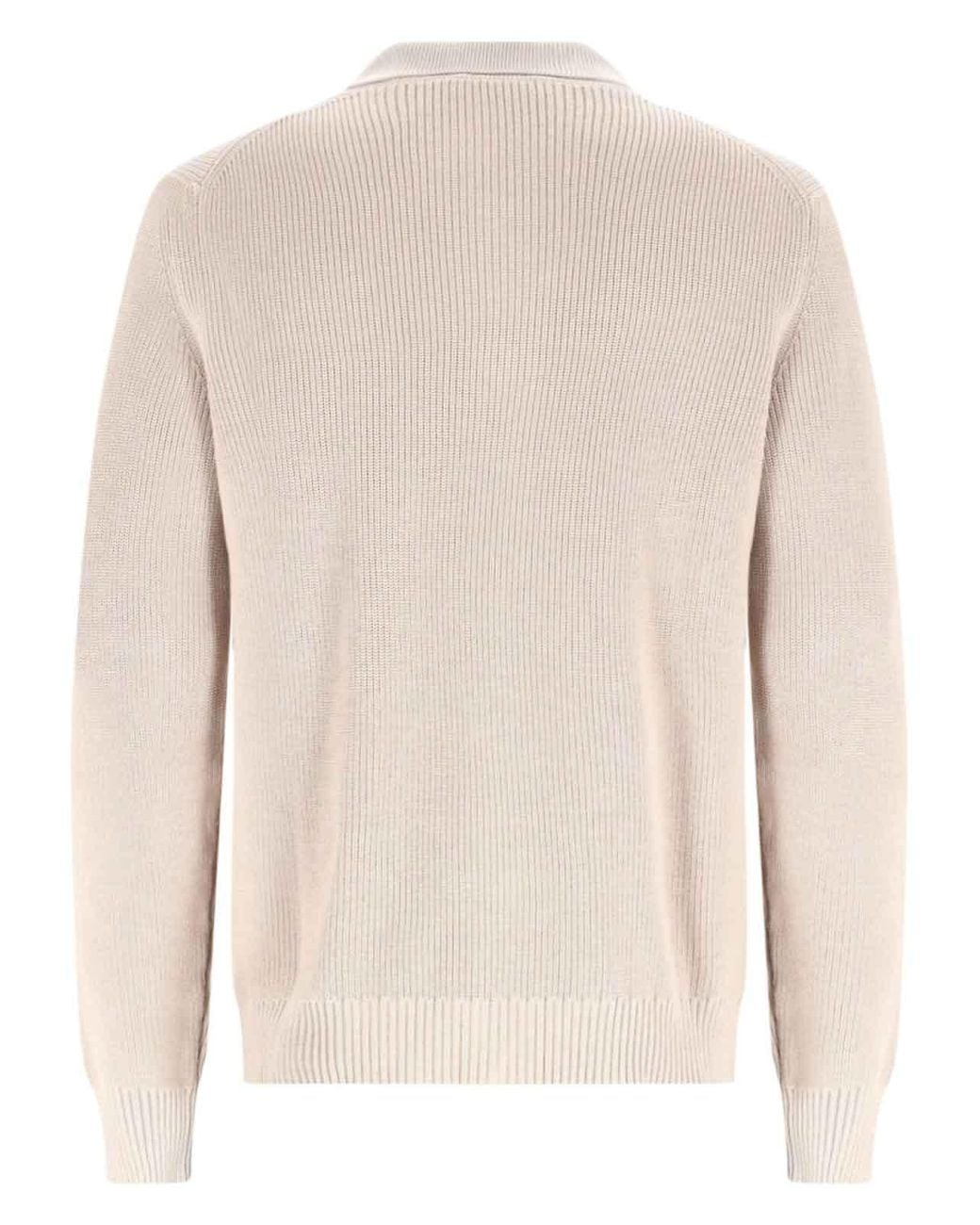 Fay Natural Cotton Knitted Cardigan for men