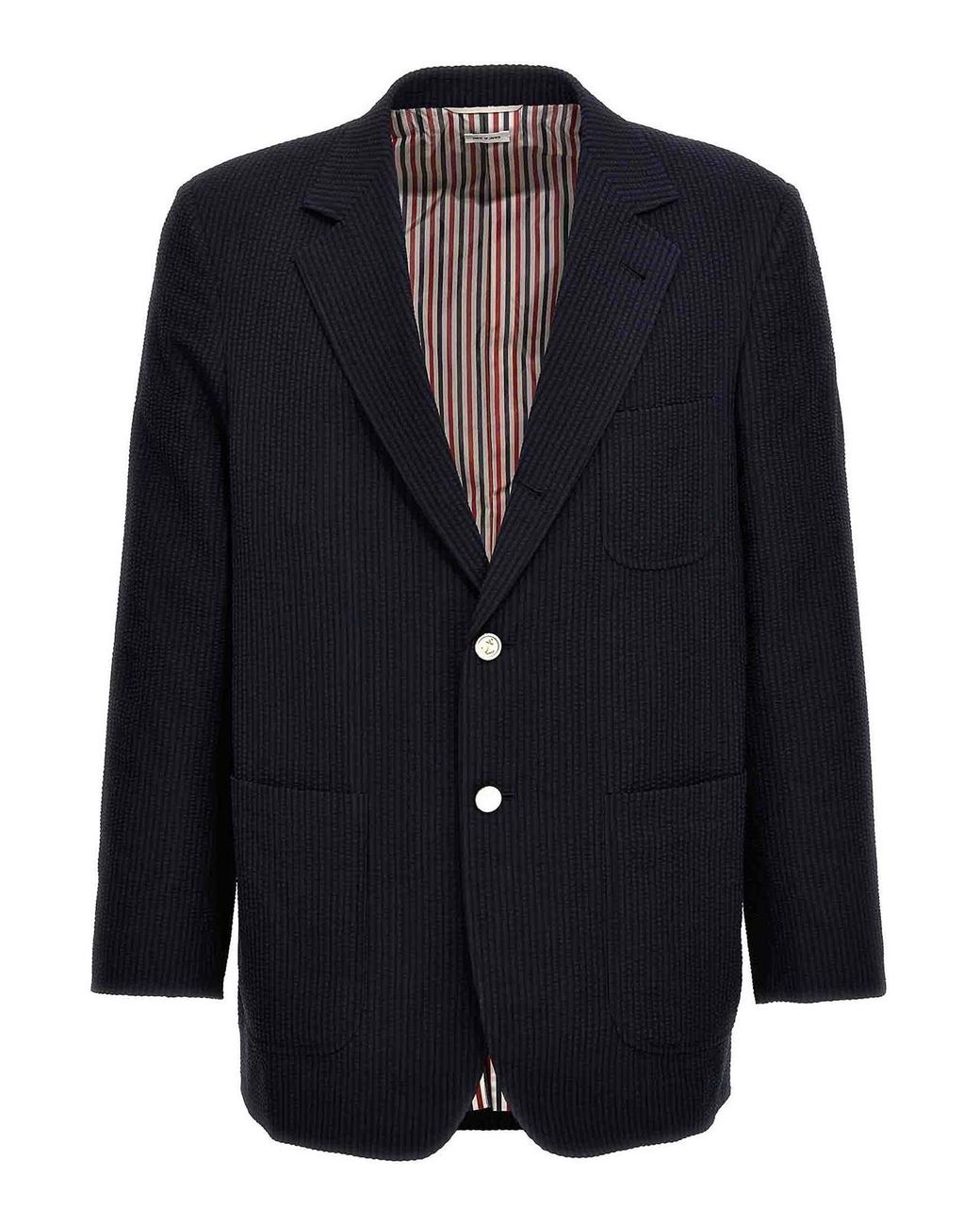 Blazer Thom Browne pour homme en coloris Blue