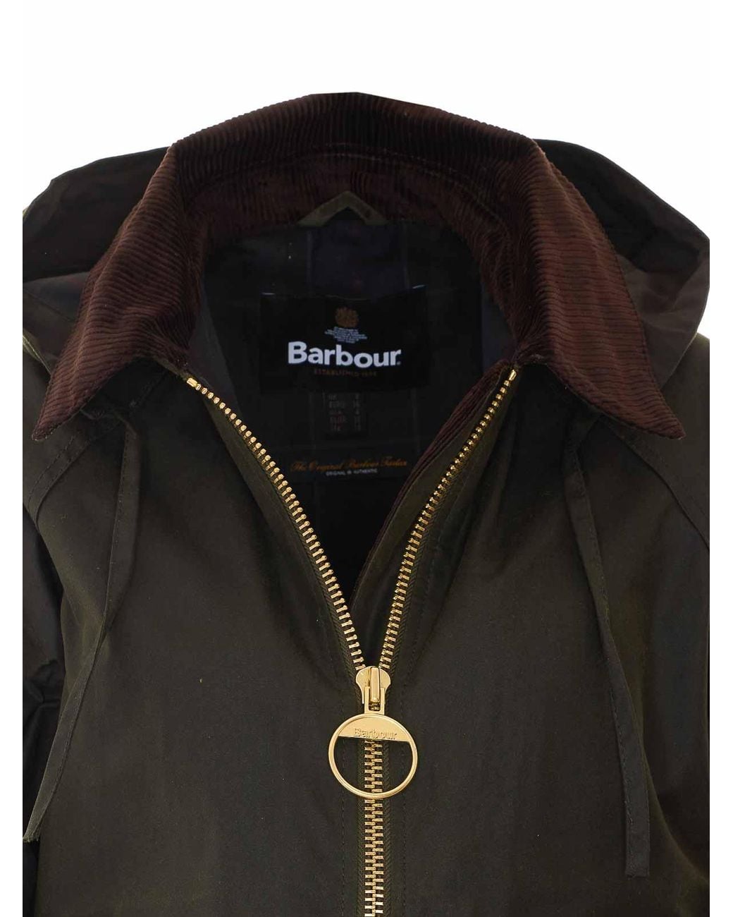Barbour Black Carville Wax Jacket