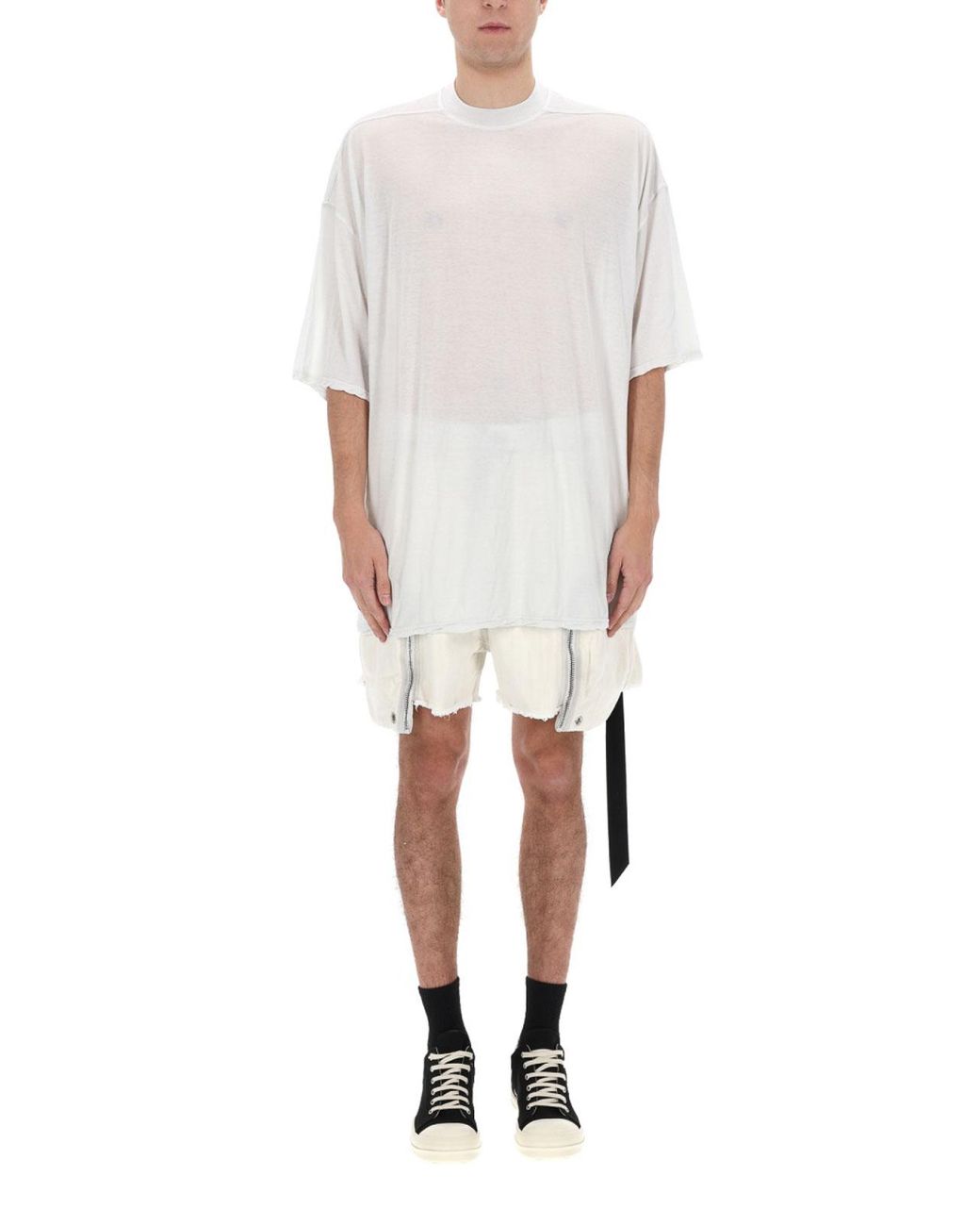 Rick Owens White Tommy T T-Shirt for men