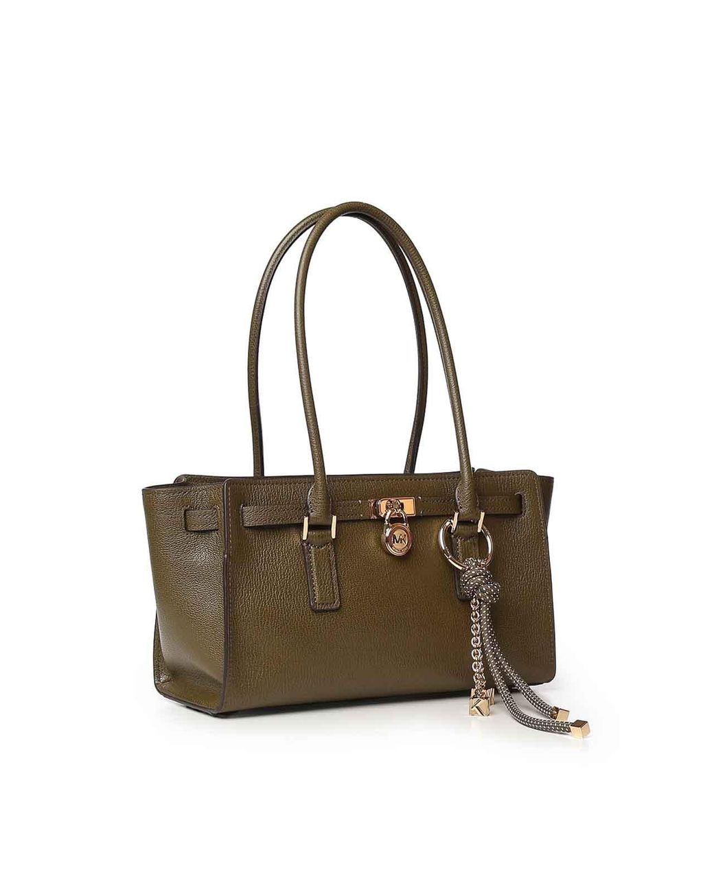 MICHAEL Michael Kors Gray Hamilton Moderne Small Leather Bag