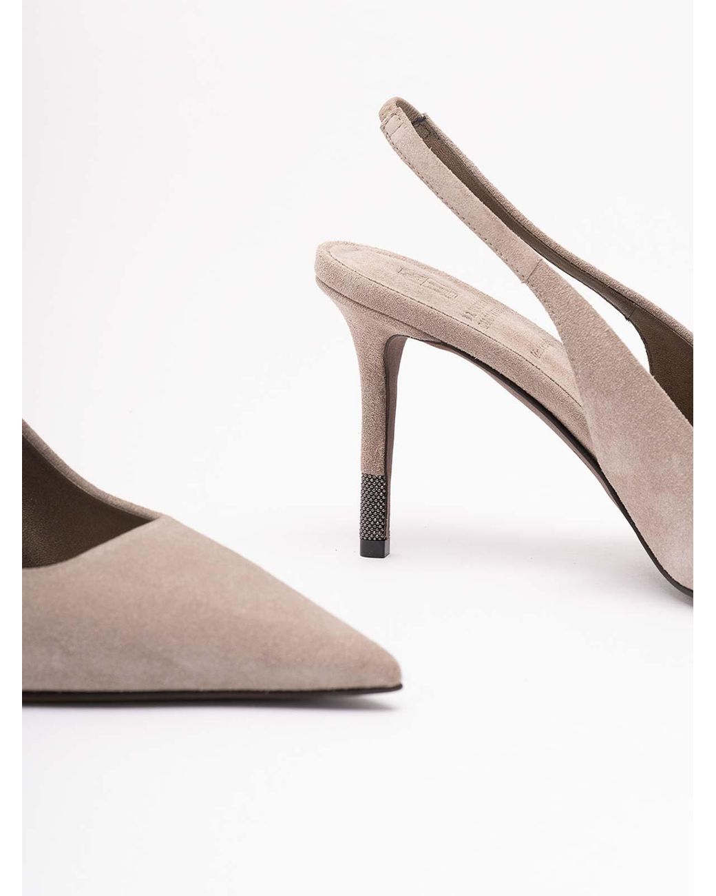 Brunello Cucinelli White Pumps
