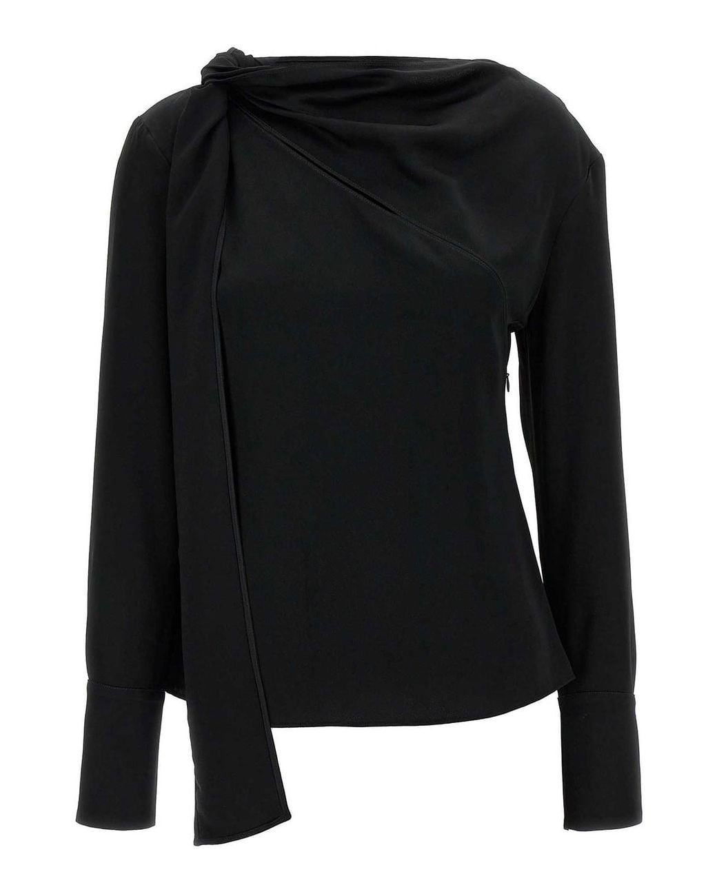 Givenchy Black Viscose Blouse