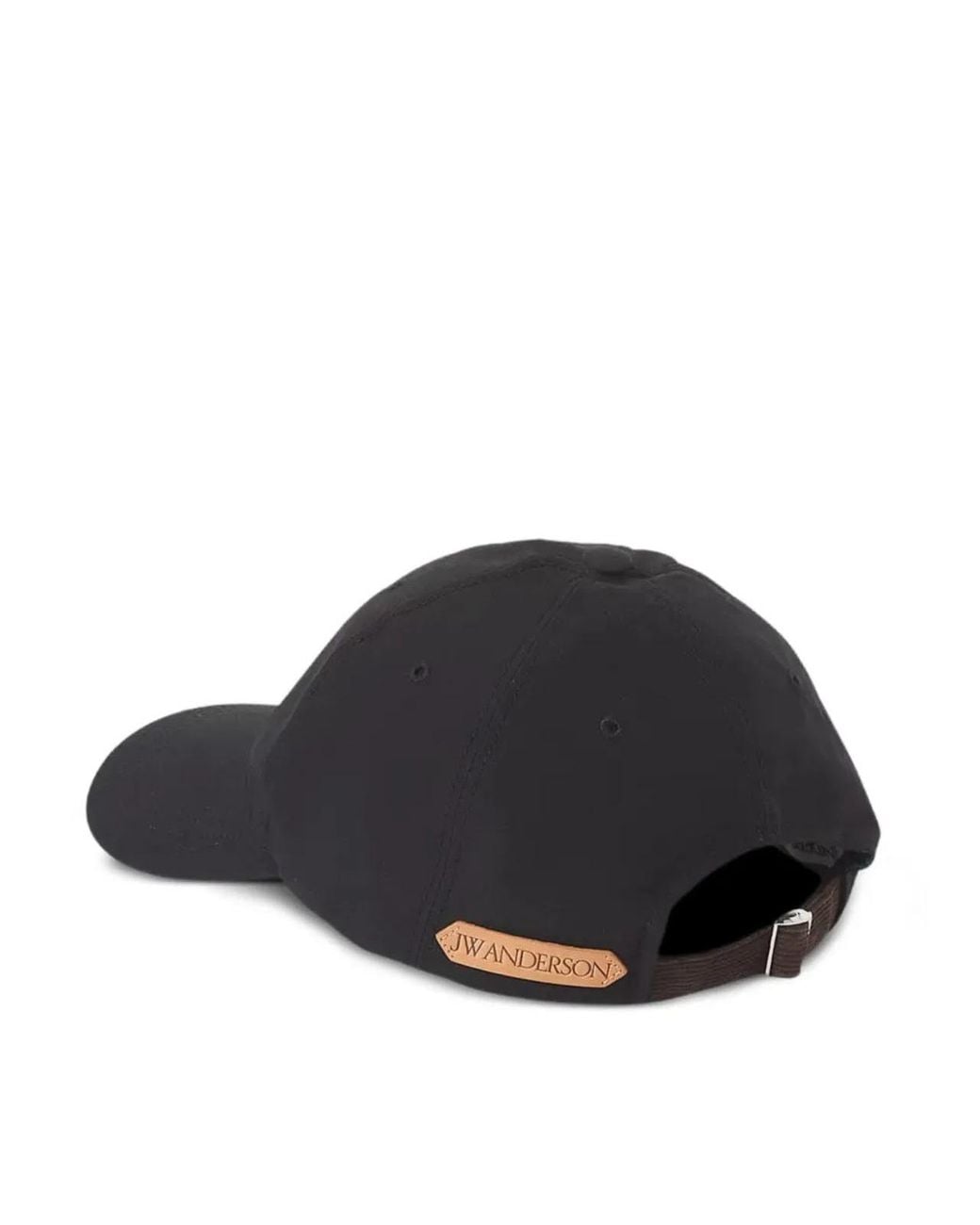 J.W. Anderson Black Baseball Cap With Logo for men