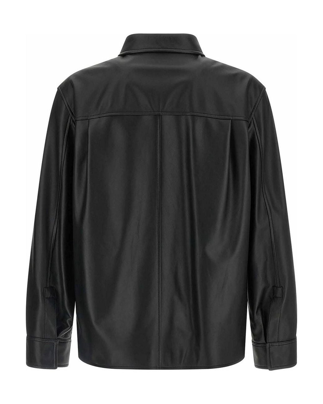 Loewe Black Nappa Leather Overshirt for men
