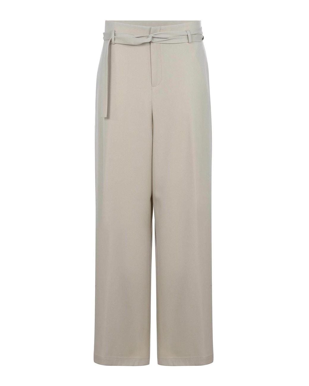 Alysi Gray Trousers Made Of Wool