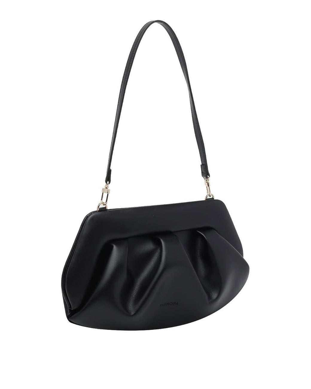 THEMOIRÈ Black Jet Bios Baguette Clutch