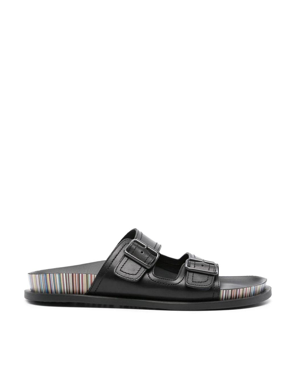 Paul Smith Black Leather Sandals for men