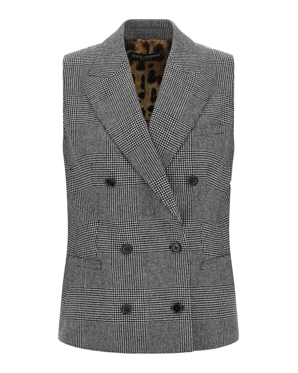 Dolce & Gabbana Gray Dolce Wool-Cashmere Vest