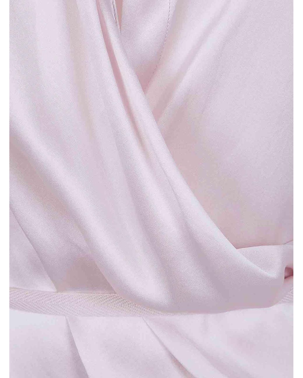 Ann Demeulemeester Purple Alba Asymmetric Wrap Shirt