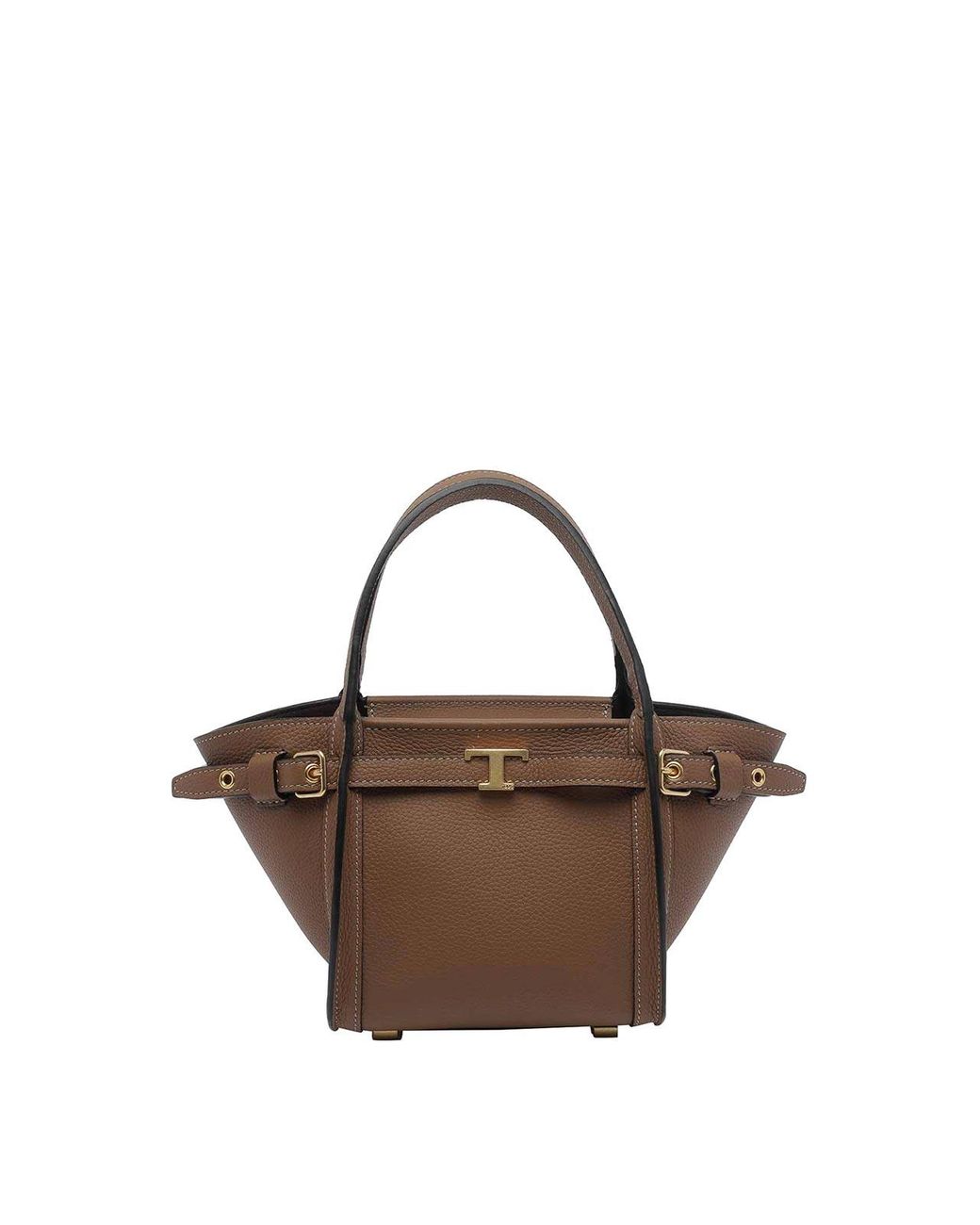 Tod's Brown Tods Mini Tim Shopping Bag