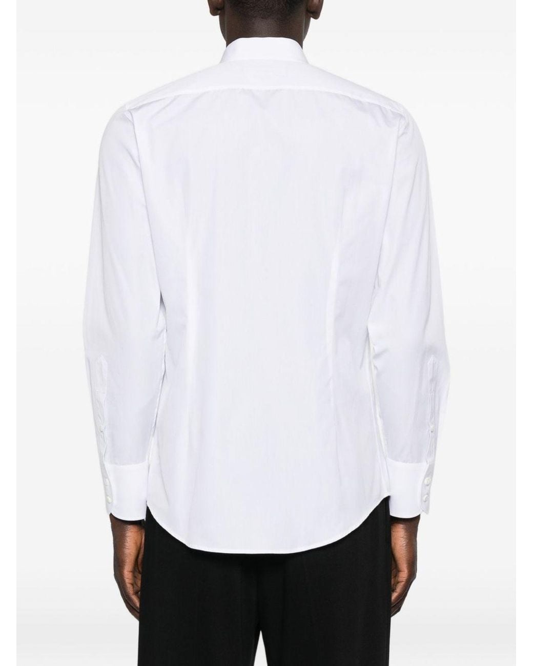 DSquared² White Pin-Collar Slim-Fit Shirt for men