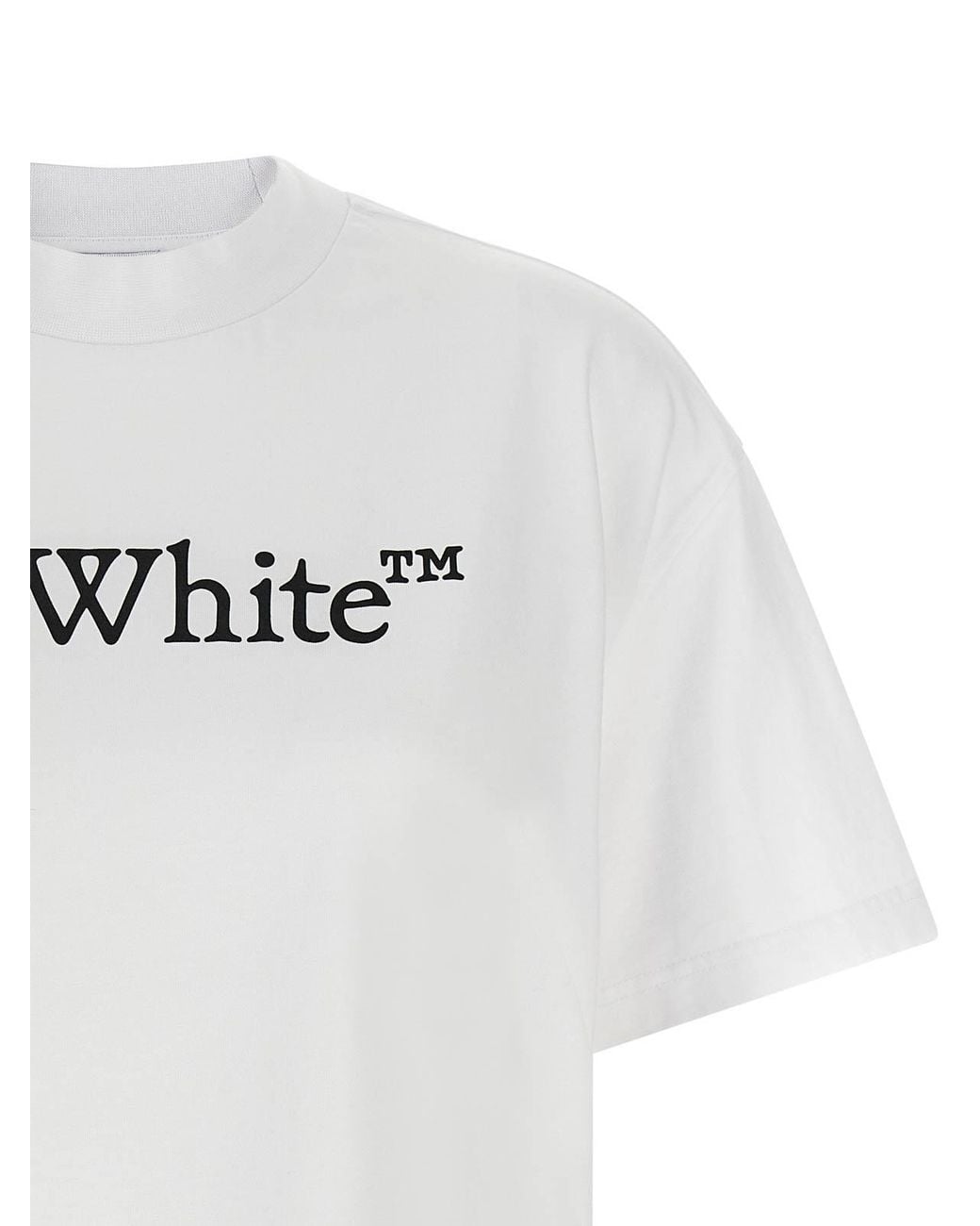 Off-White c/o Virgil Abloh White 'Big Logo Bookish' T-Shirt
