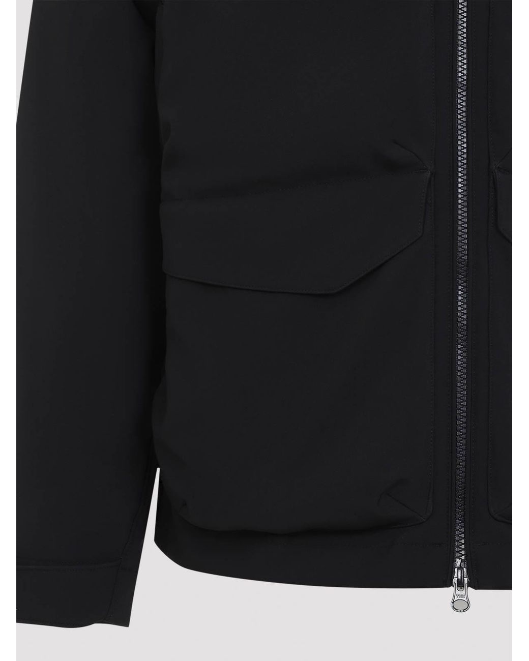 C P Company Blue Cp Company Shell Padded Hooded Lens Jacket for men