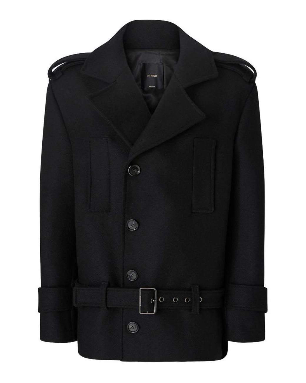 Pinko Black Tornado Coat