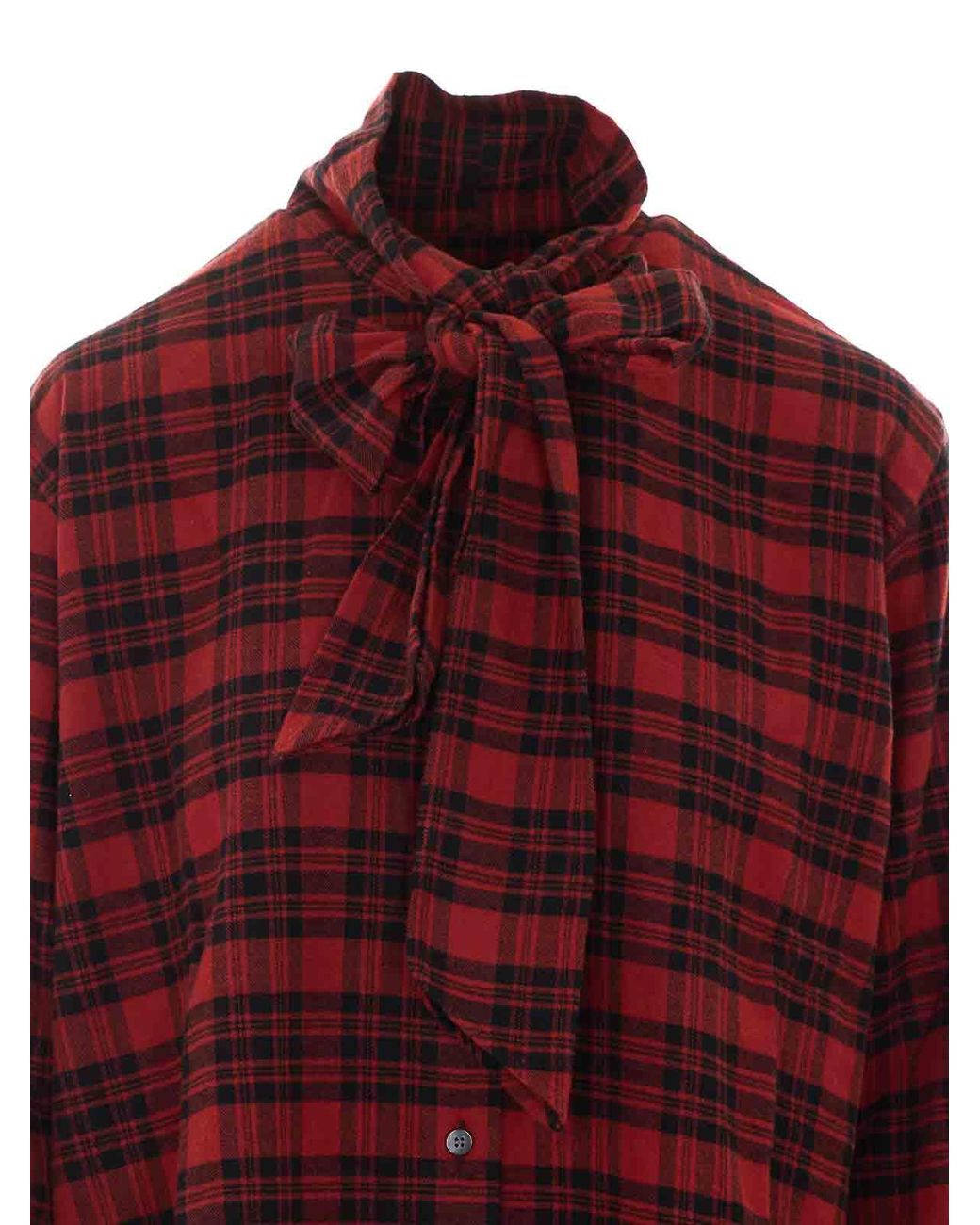 TRUE AVENUE Red Pippi Check Shirt