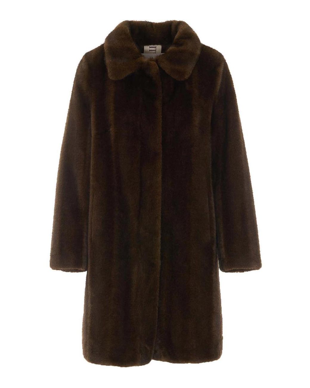 VALENTINI 1972 Black Faux Fur Coat