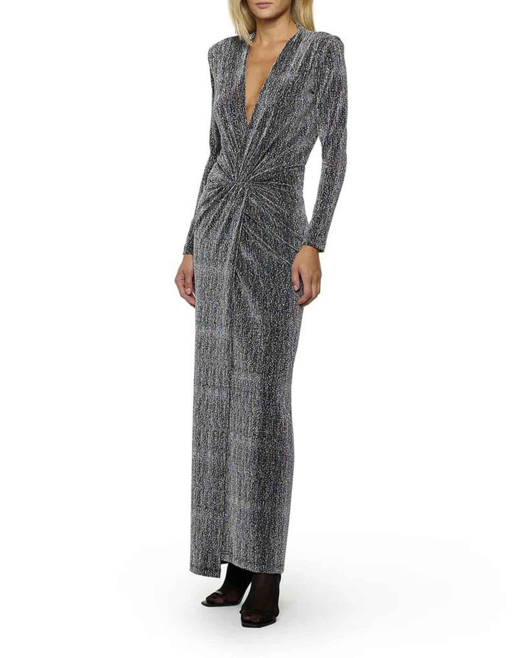 SIMONA CORSELLINI Gray Dress