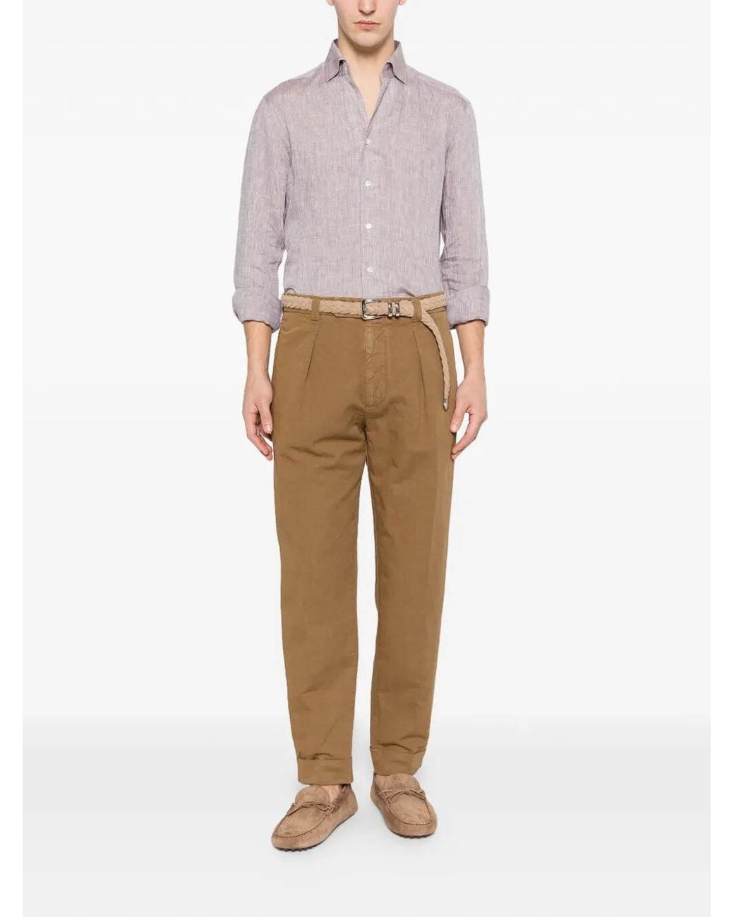 Barba Napoli Gray Shirt for men