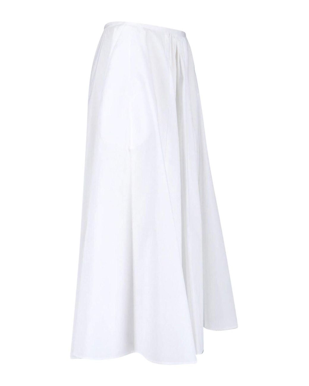 Aspesi White Midi Skirt
