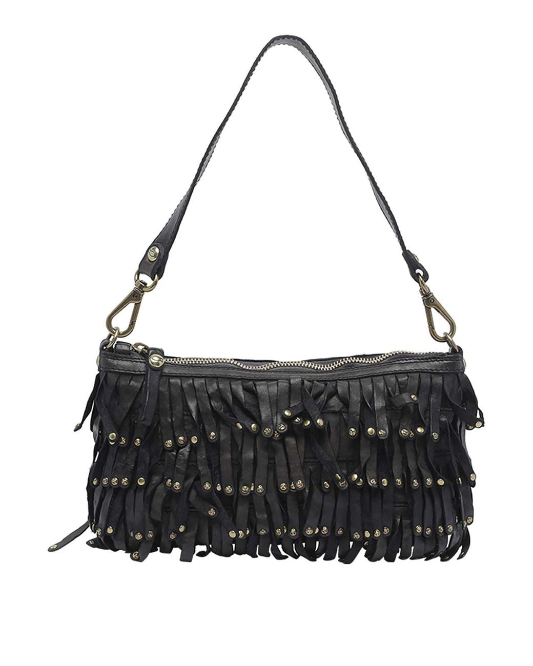 Campomaggi Black Natalia Shoulder Bag