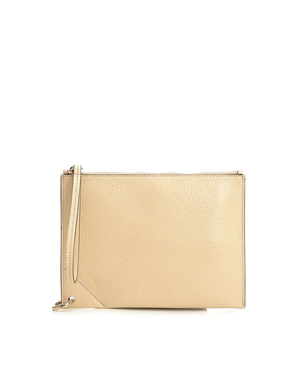 Chloé Natural Chlo Spin Clutch Bag