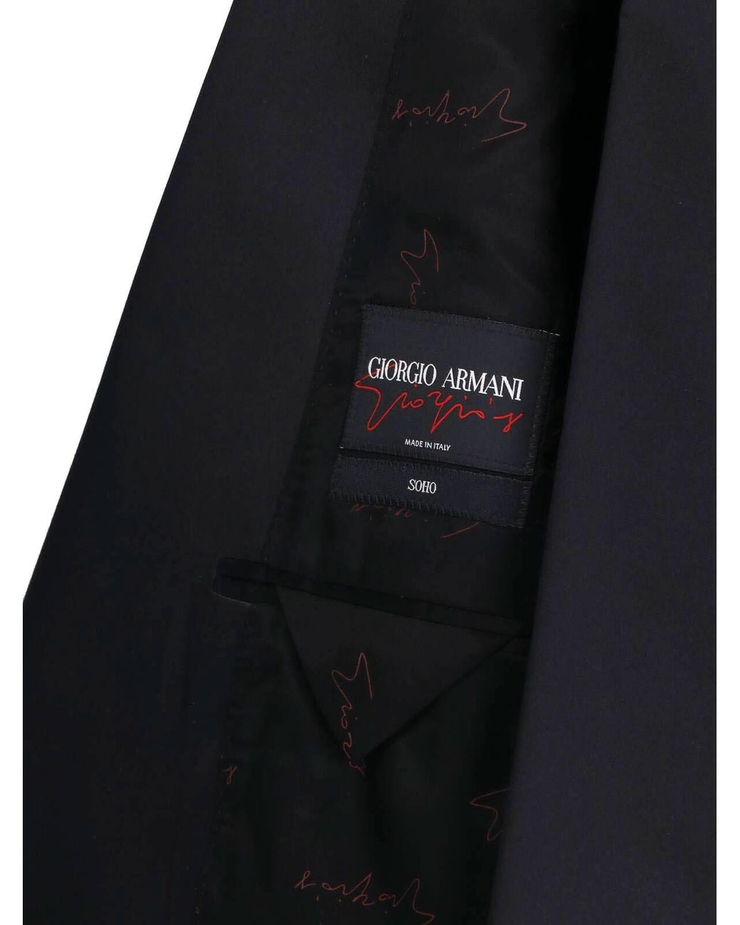 Giorgio Armani Blue Virgin Wool Blazer for men
