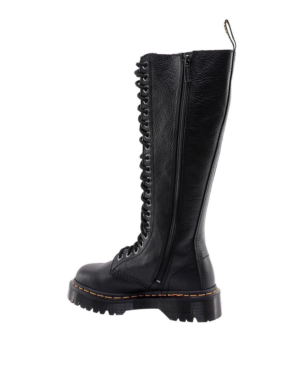 Dr. Martens Black 1B60 Bex Hammered Leather Boots