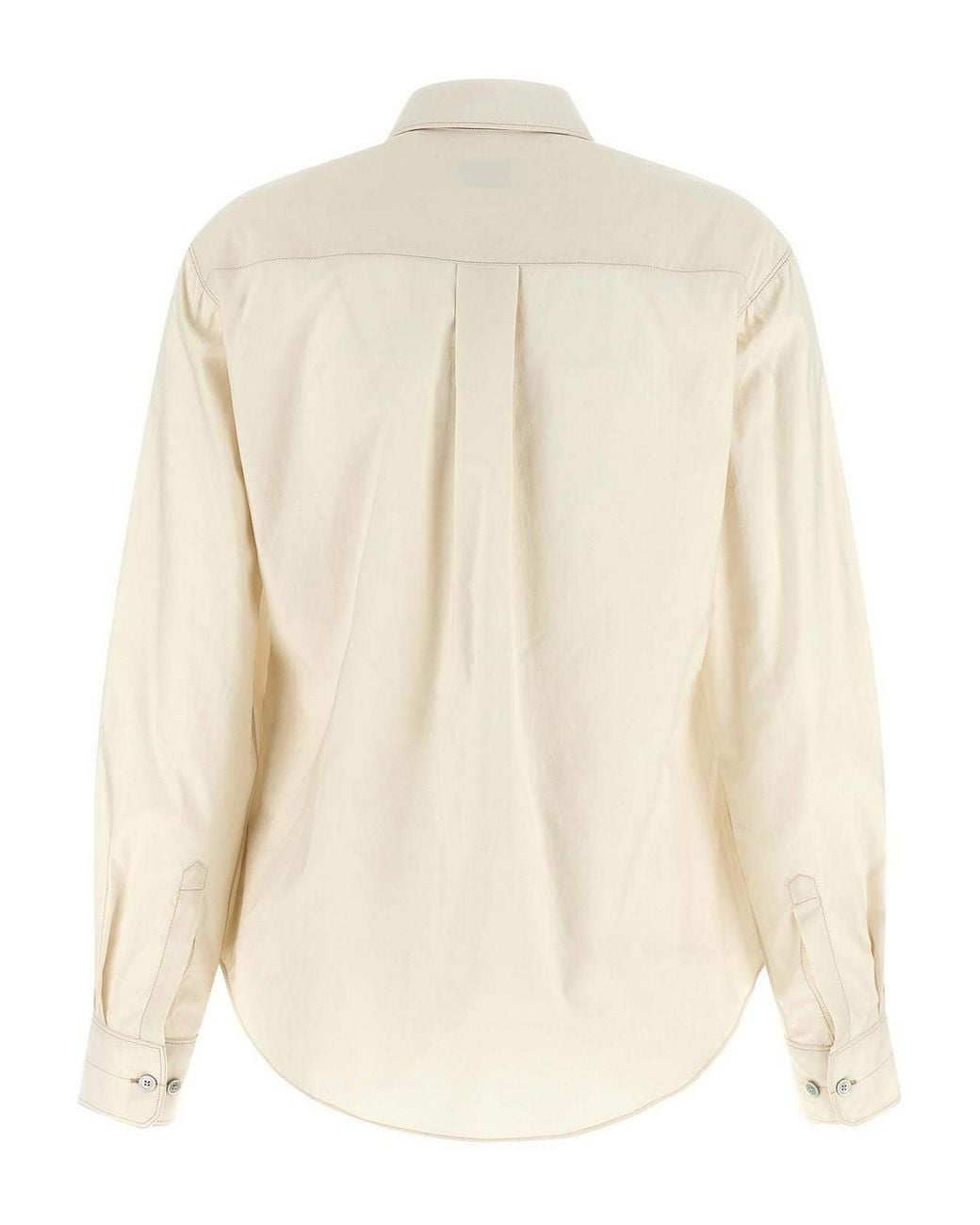 Lemaire Natural Pointed Collar Shirt